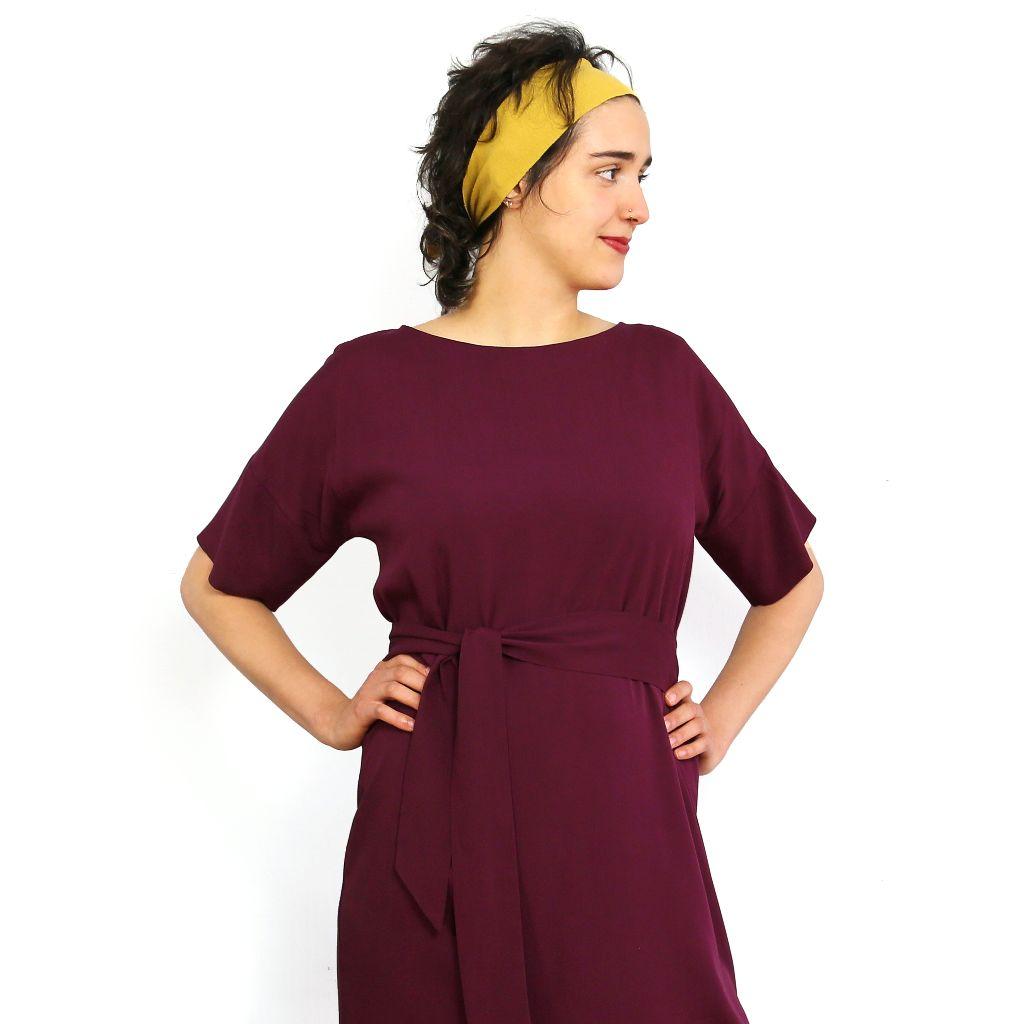 Papierschnittmuster Kleid Frau Meta XS-XXL